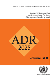 Image of the cover of UN publication ADR 2025 vol I and II